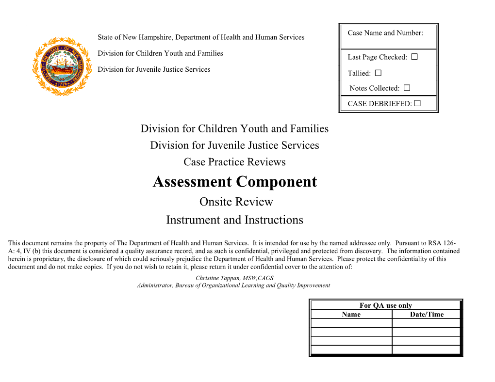 SECTION I: Comprehensive And Thorough Assessment Practice