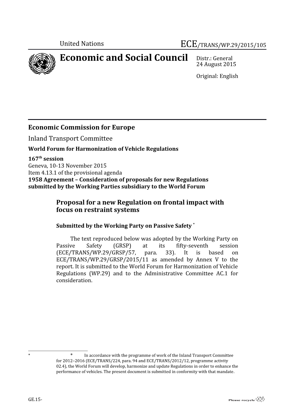 Economic Commission for Europe s31