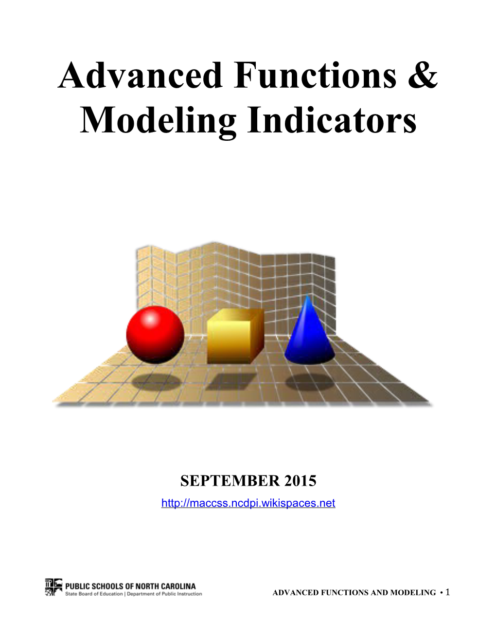 Advanced Functions & Modeling Indicators