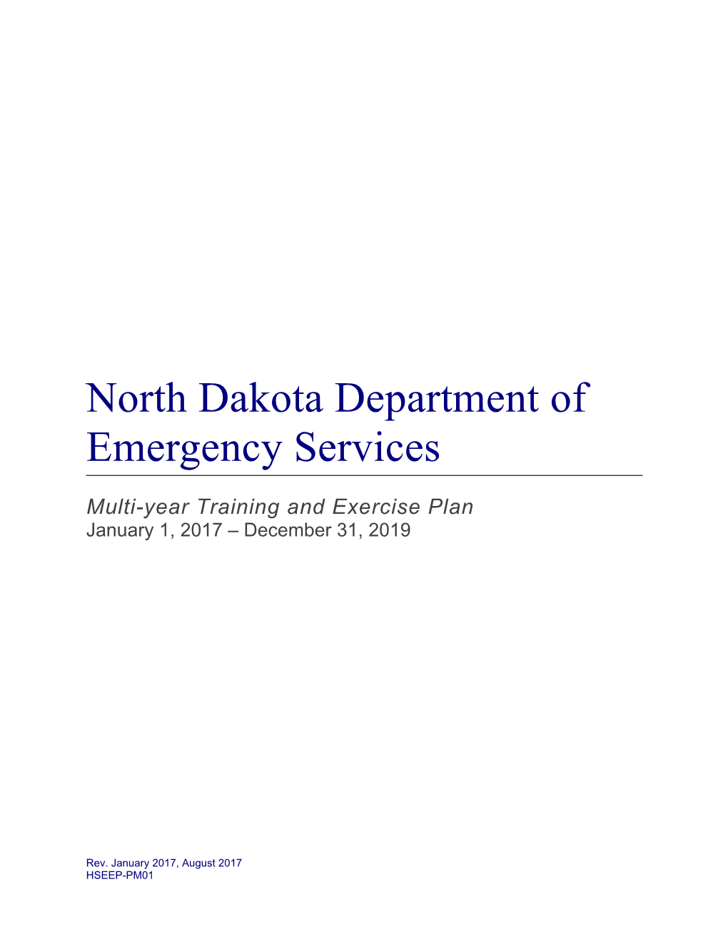North Dakota Department of Emergency Services