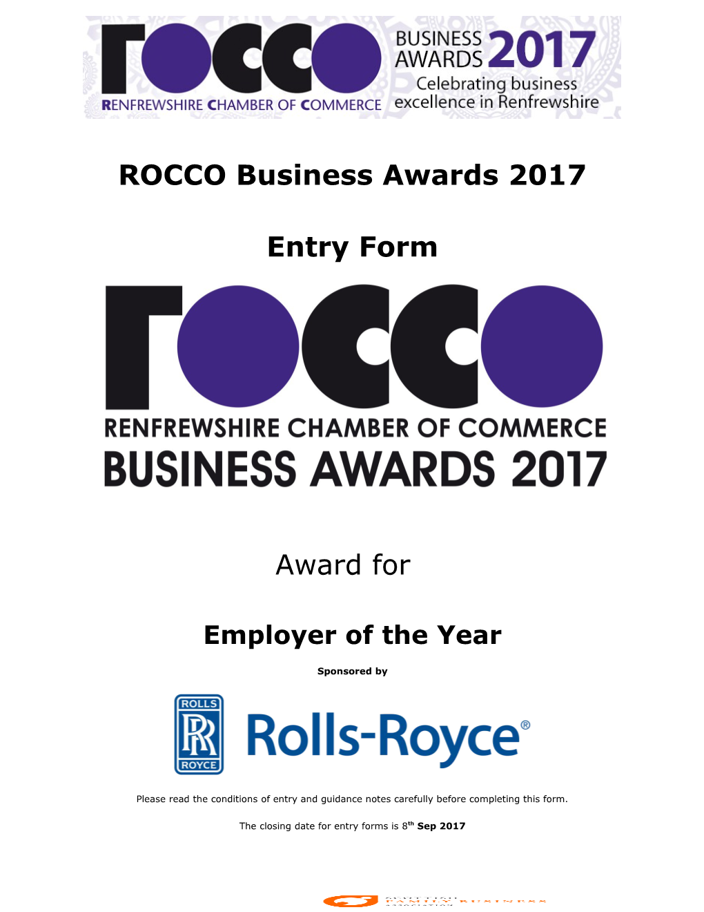 ROCCO Business Awards 2017