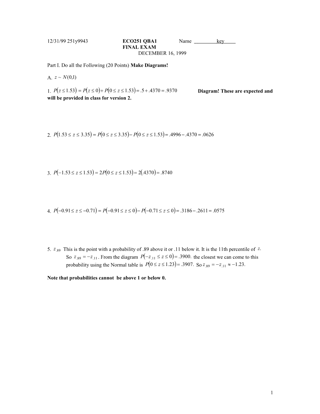 Eco 251 Formula List