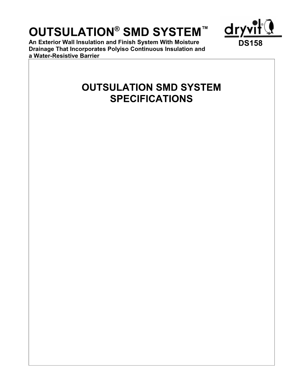 Outsulation SMD System - DS158