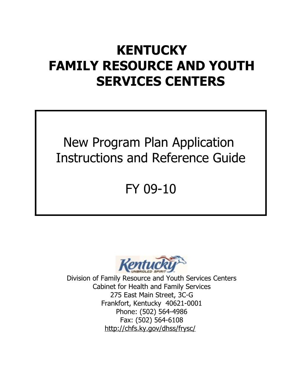 Family Resource And Youth Services Centers