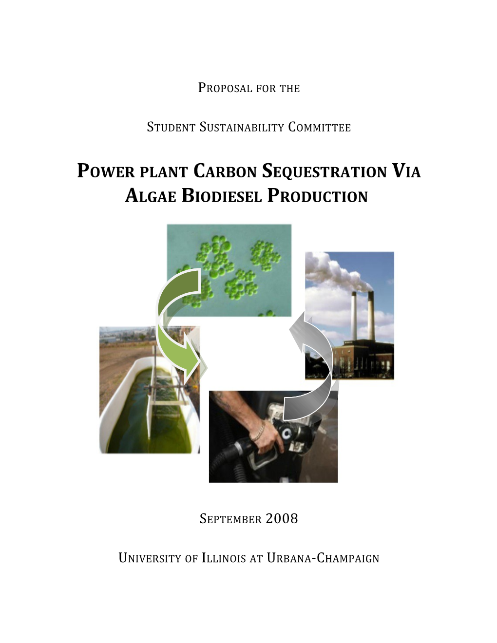 Power Plant Carbon Sequestration Viaalgae Biodiesel Production