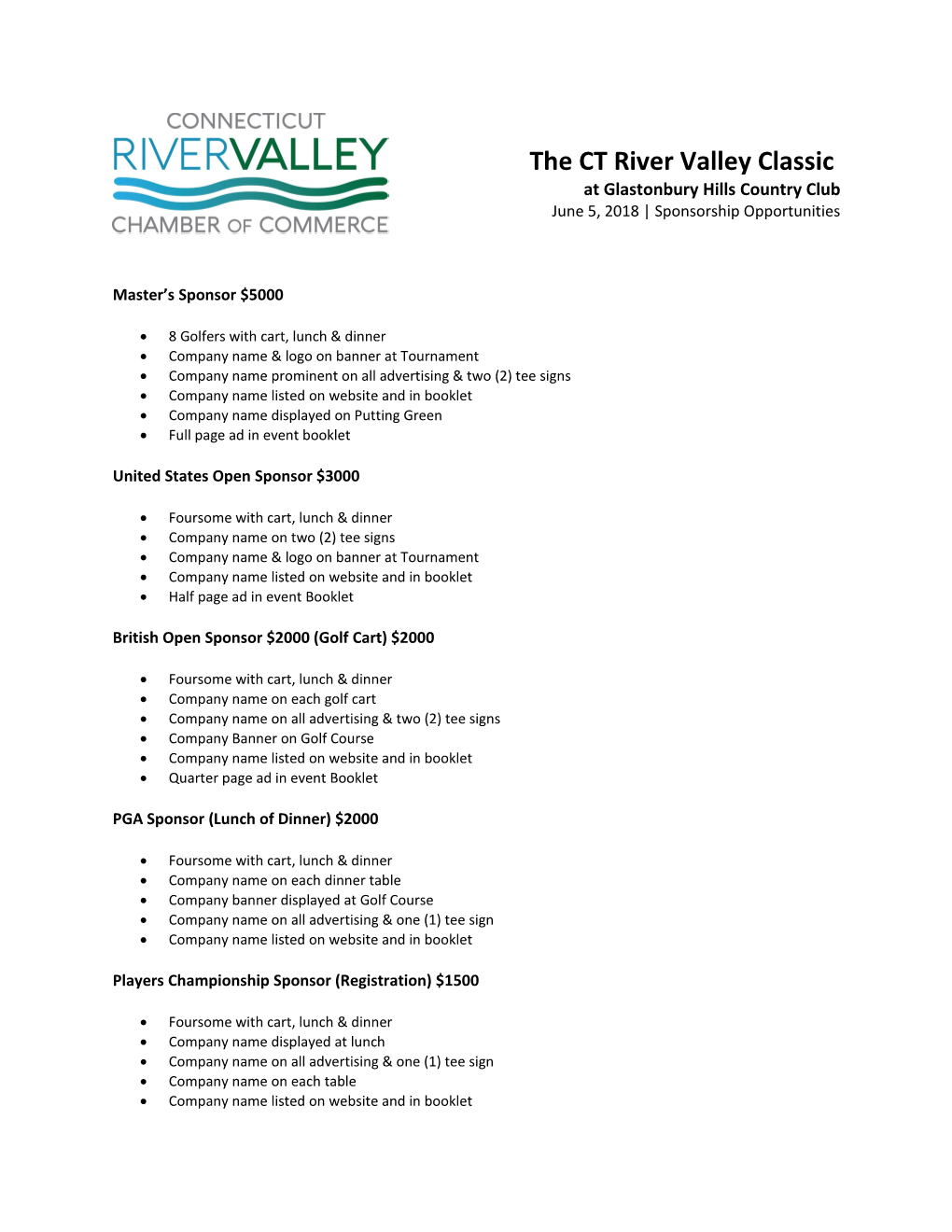The CT River Valley Classic