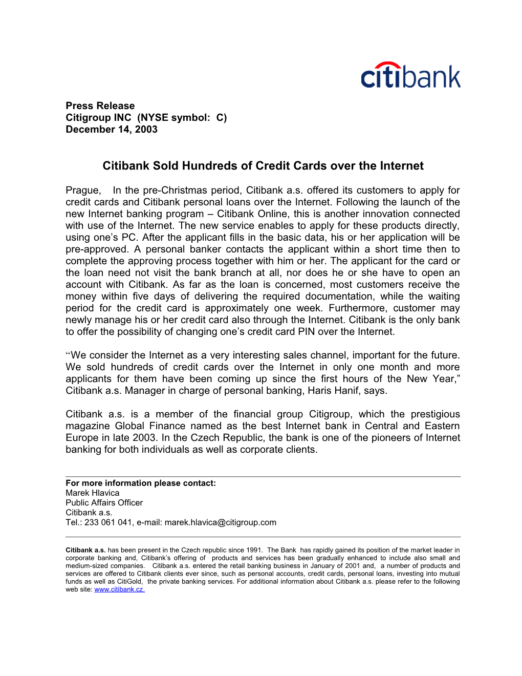 Citibank Sold Hundreds of Credit Cards Over the Internet