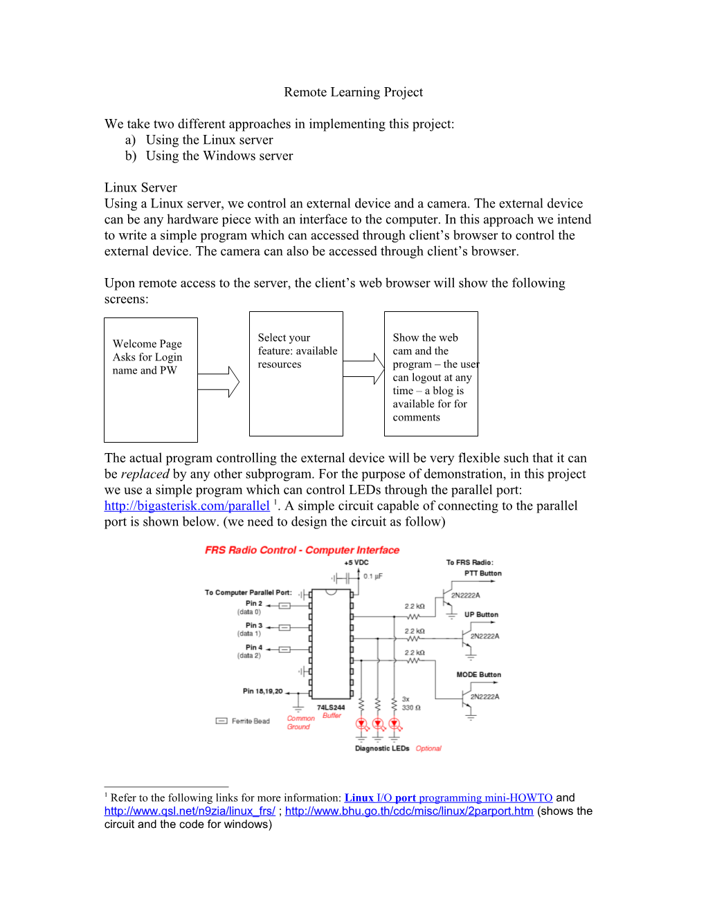 Remote Learning Project