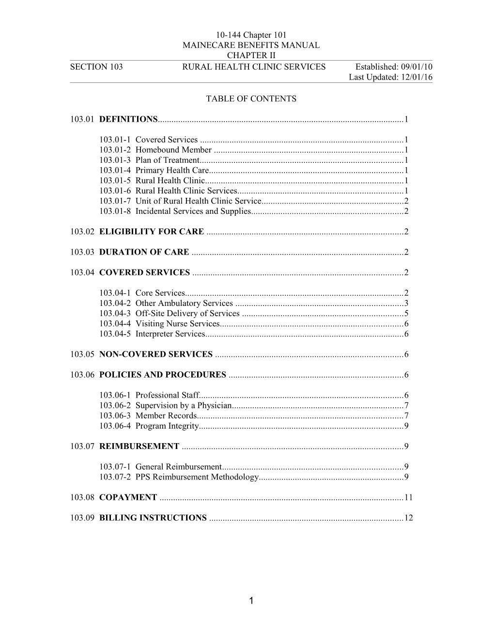 Table of Contents s634