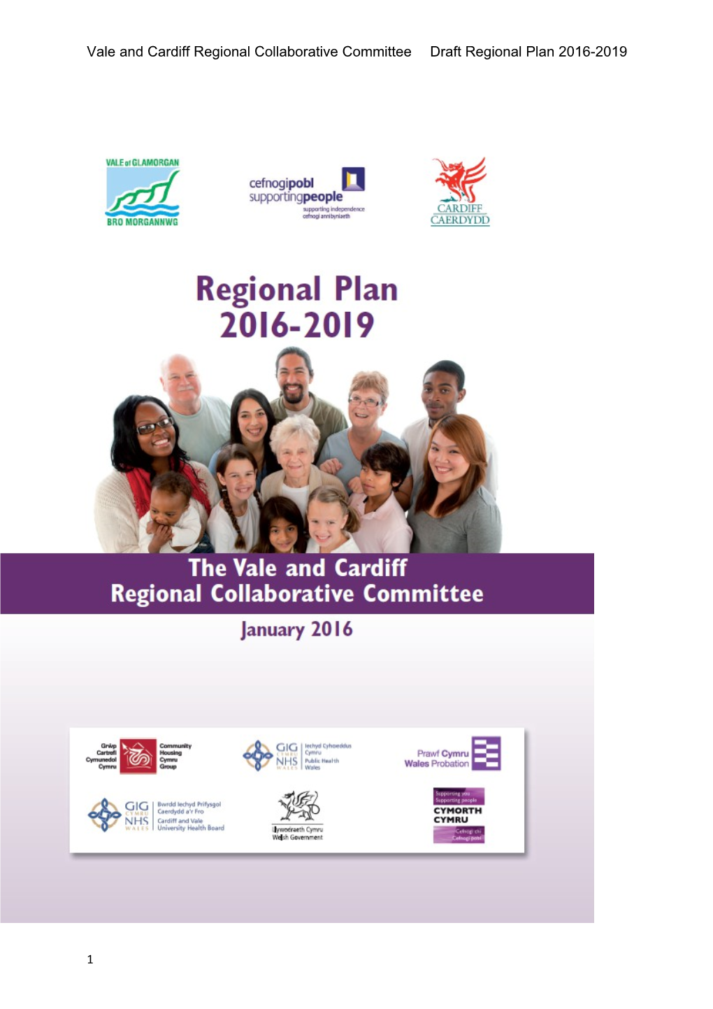 The Regional Commissioning Plan 2016-19