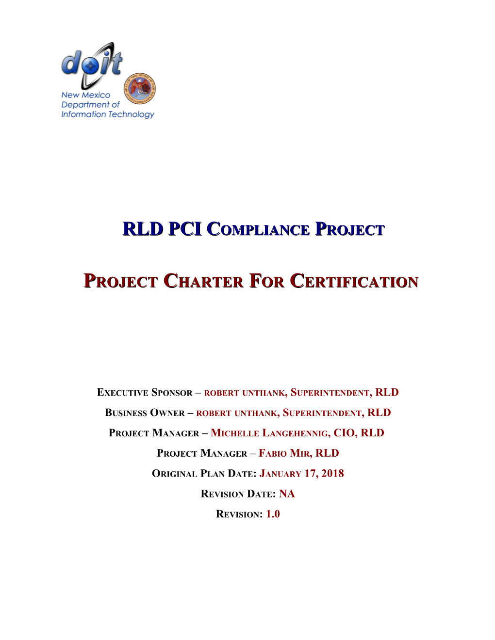 RLD PCI Compliance Project