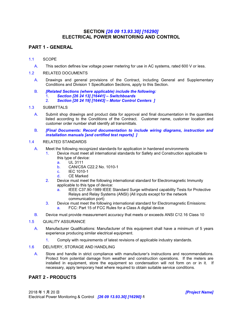 Electrical Power Monitoring and Control s1