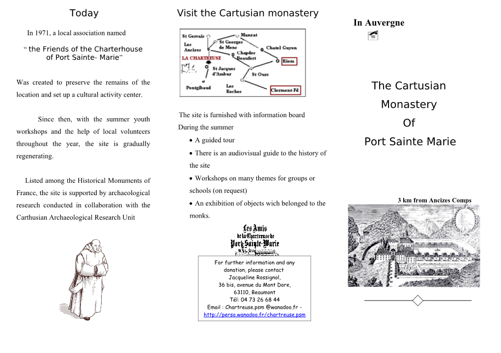 Visit the Cartusian Monastery