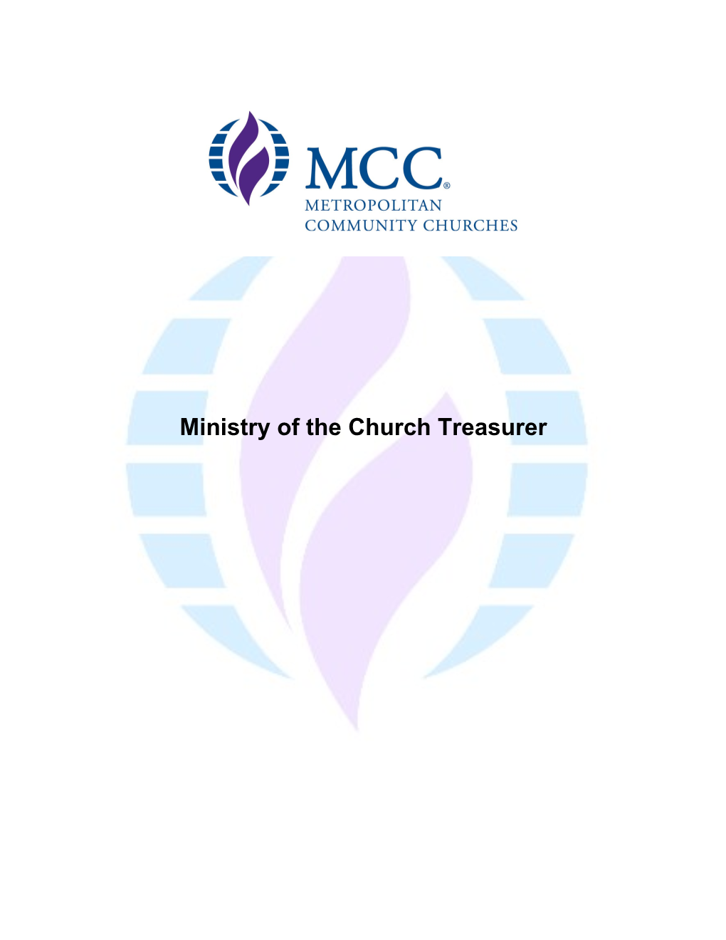 Ministry of the Church Treasurer