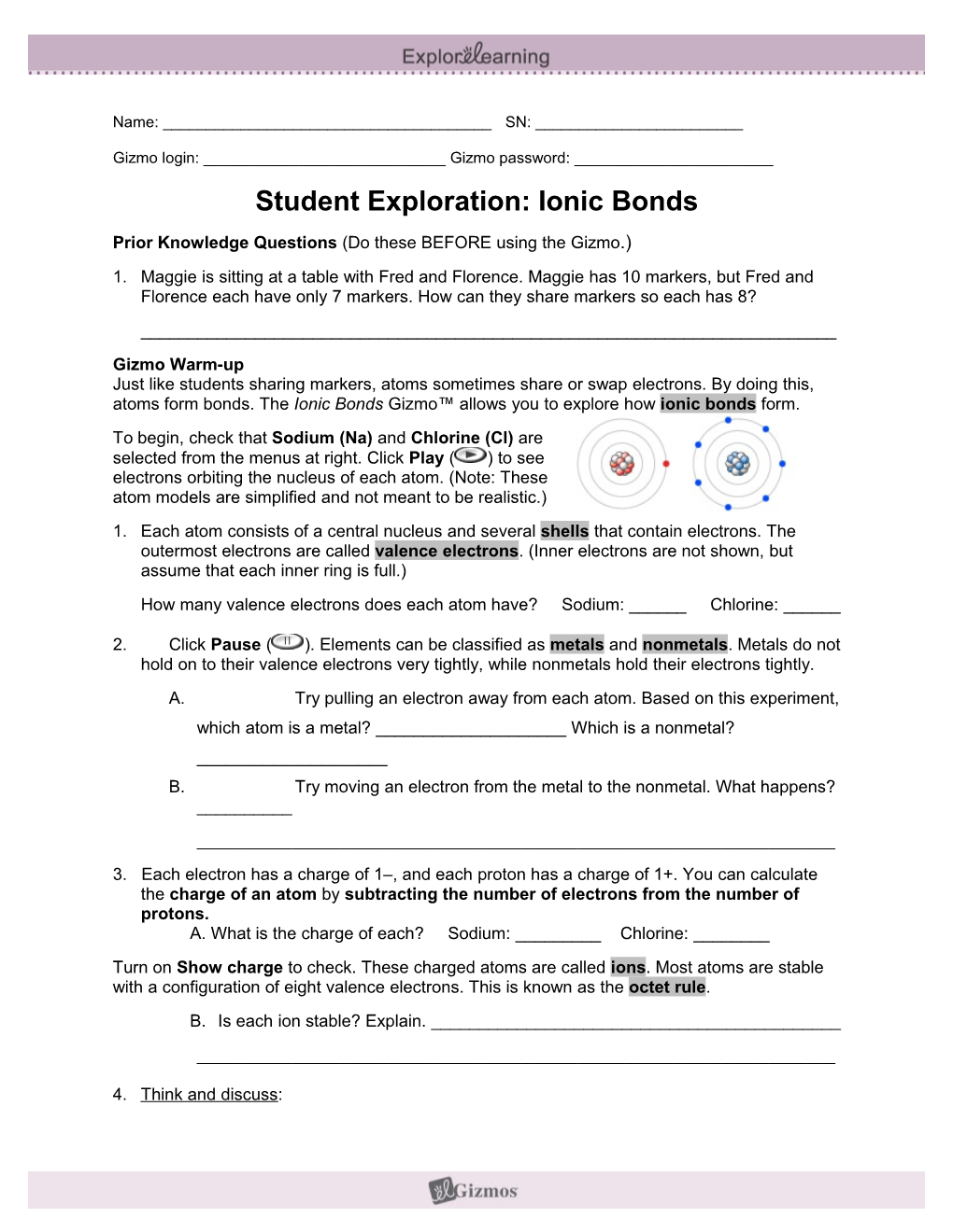 Student Exploration Sheet: Growing Plants s7