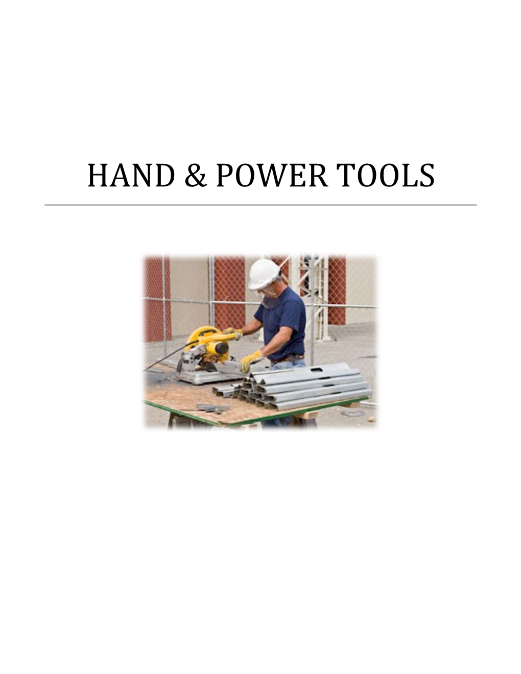 Hand & Power Tools