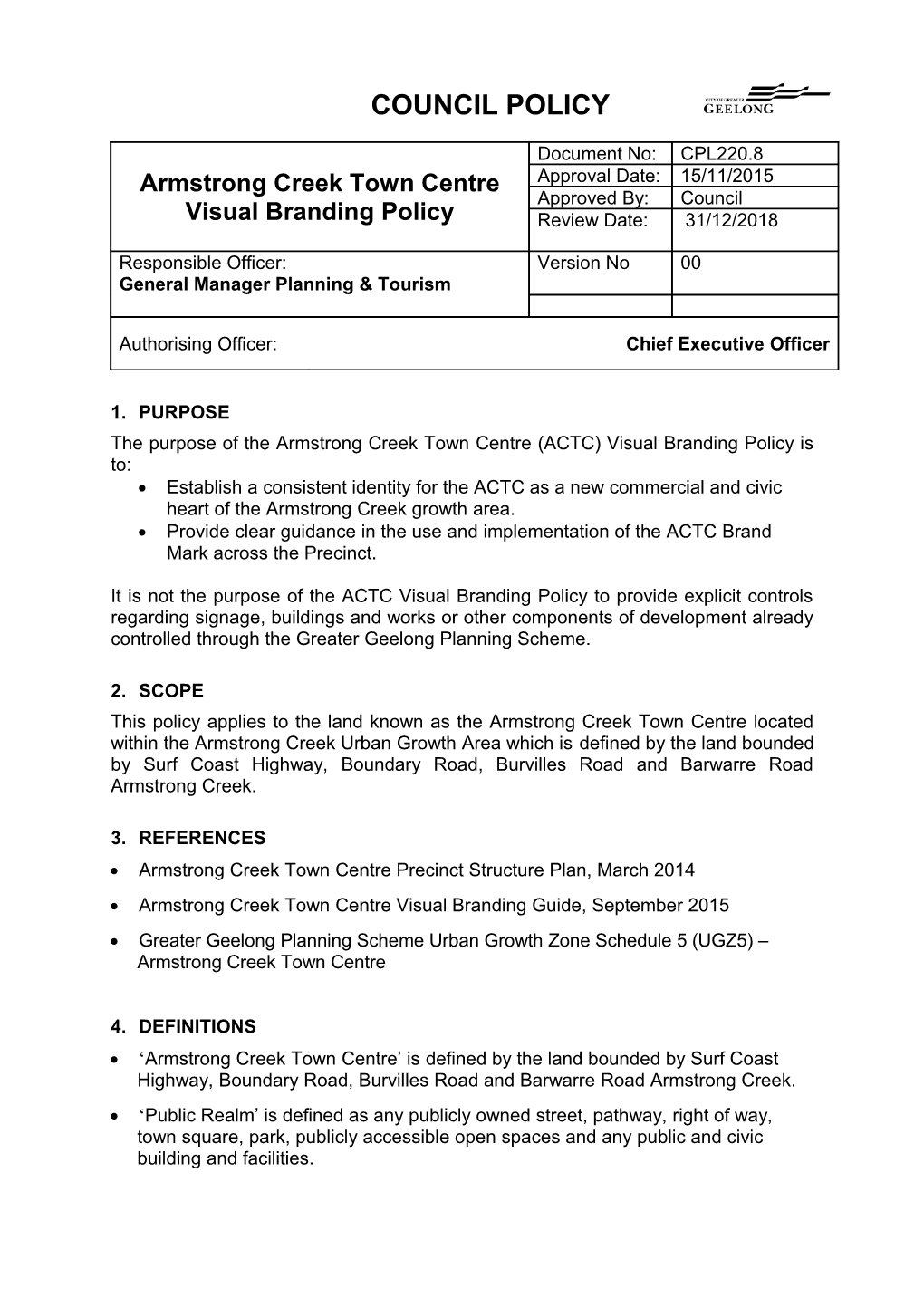 Procedure Or Work Instruction Template