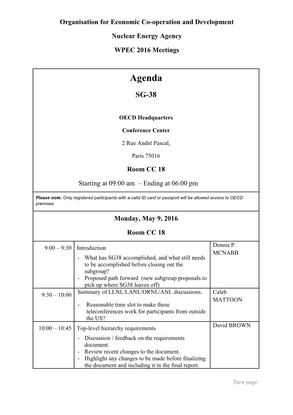 Organisation for Economic Co-Operation and Development s1