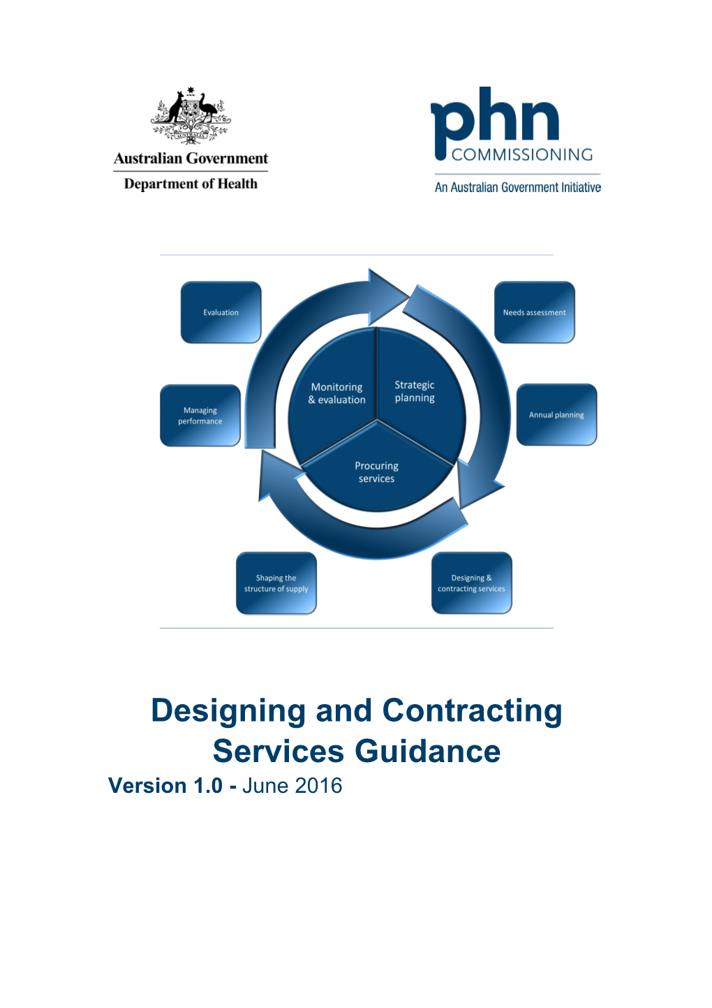 Designing and Contracting Services Guidance