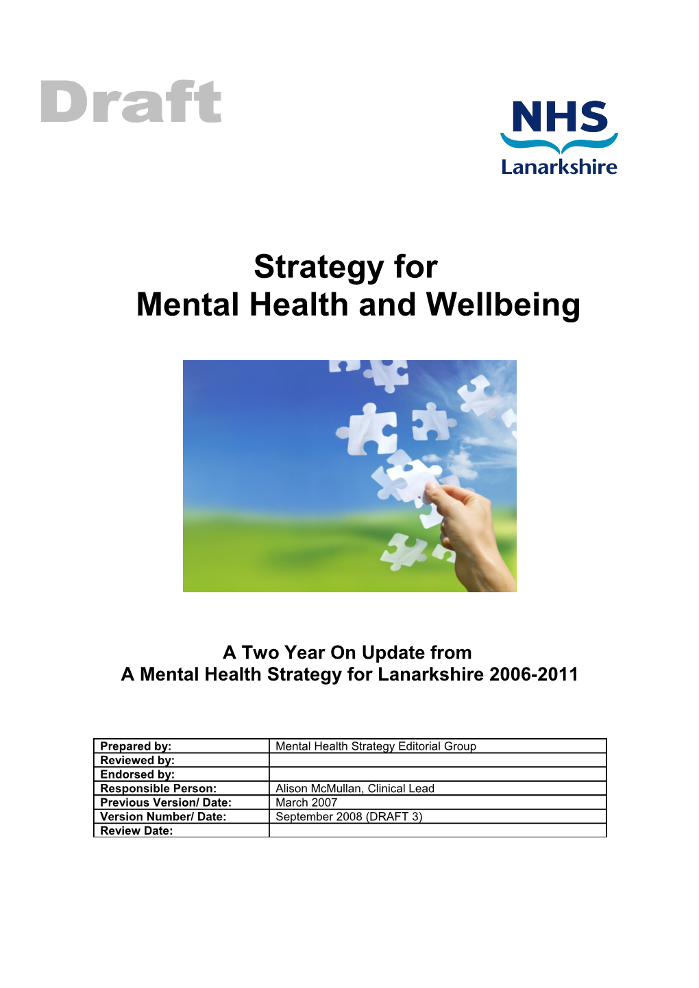 Mental Health and Wellbeing