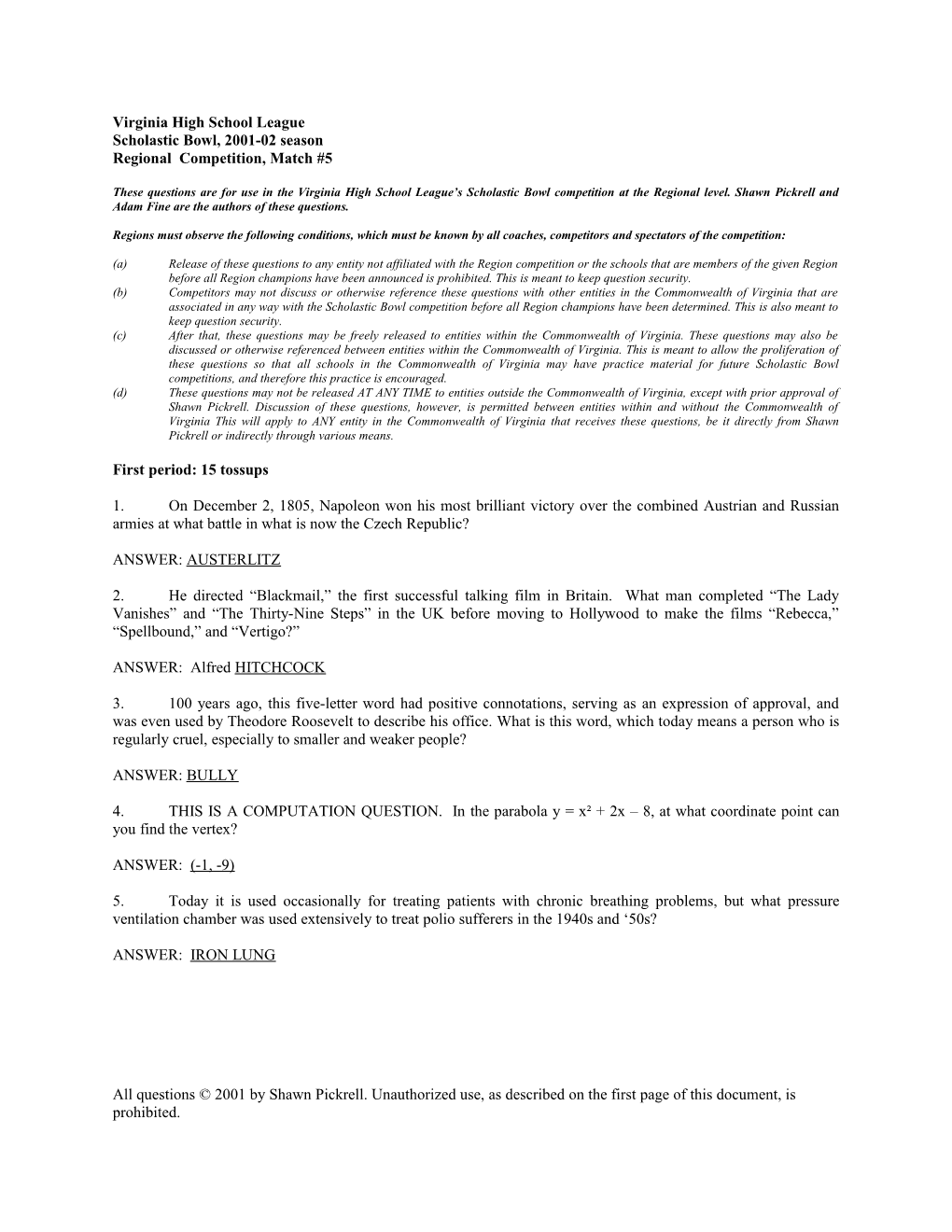 Math Algebra/Arithmetic 4, Geometry 3, Trigonometry 2 and Calculus 2