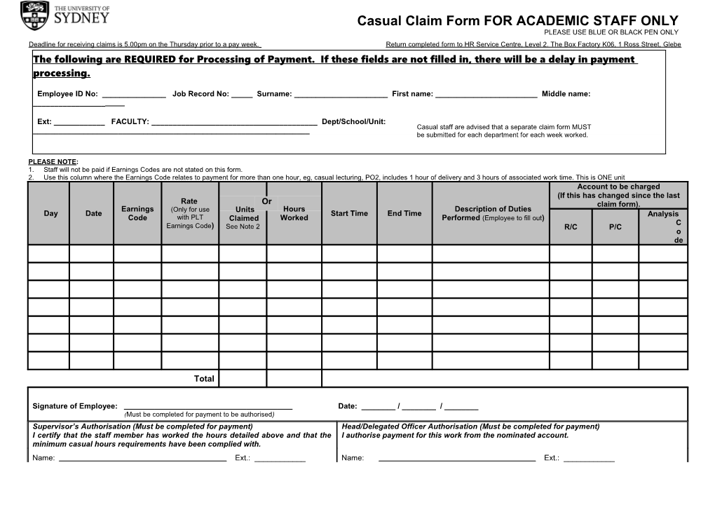 The Following Are REQUIRED for Processing of Payment. If These Fields Are Not Filled In