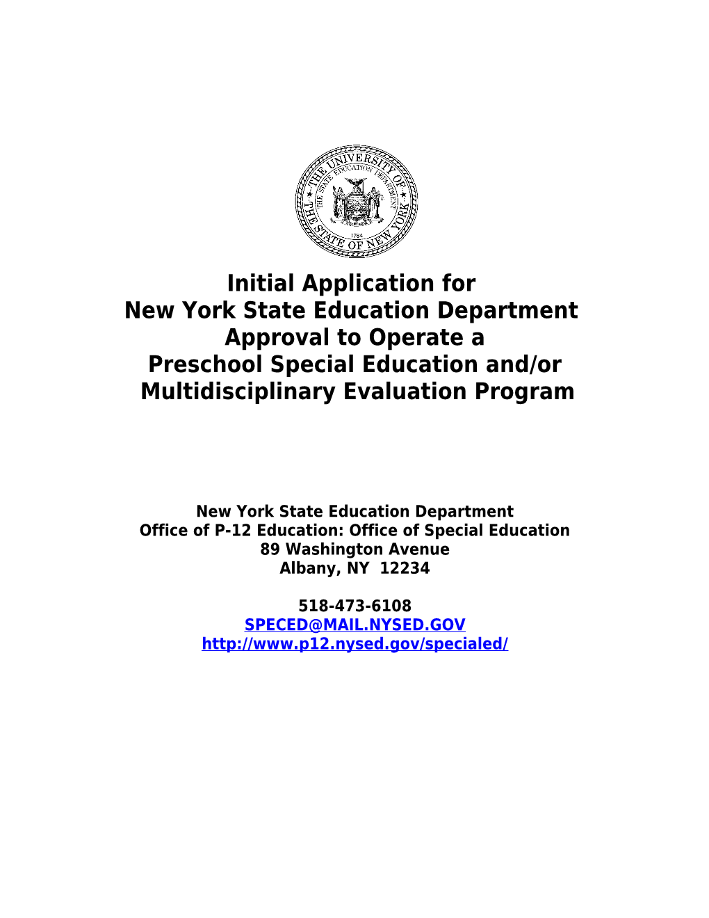 New York State Education Department s12