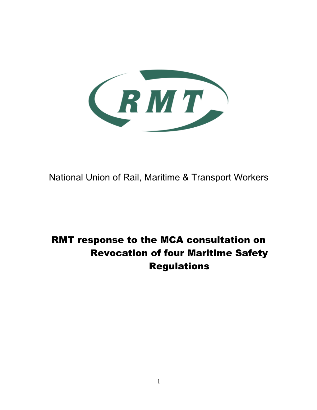National Union of Rail, Maritime and Transport Workers