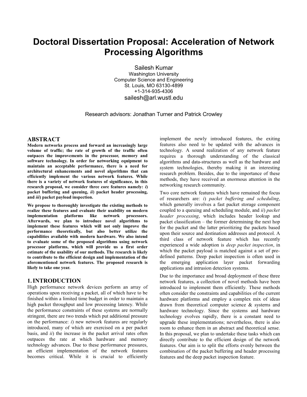 Algorithms to Accelerate Multiple Regular Expressions Matching for Deep Packet Inspection