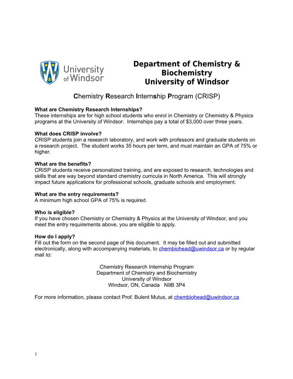 What Are Chemistry Research Internships?