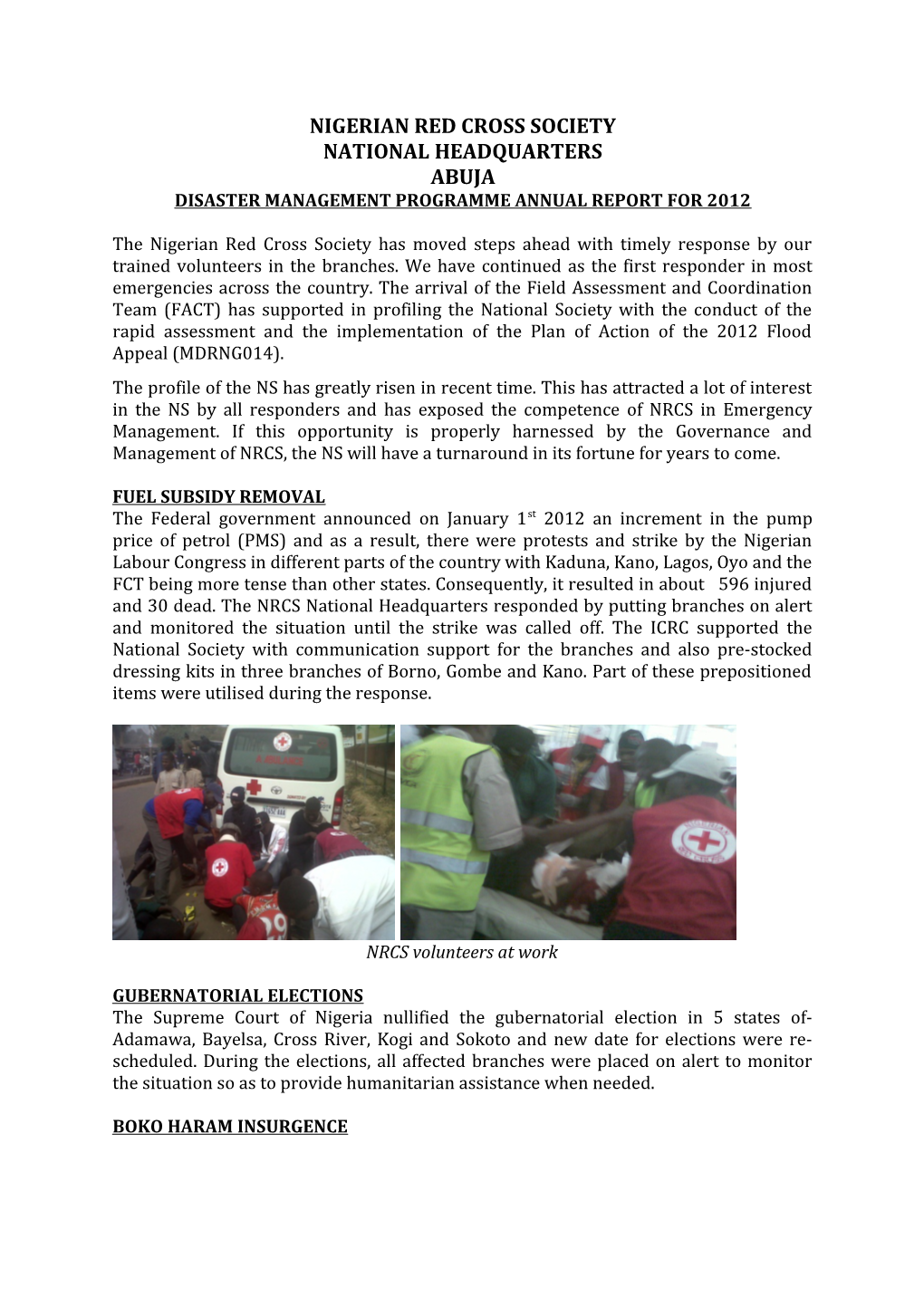 Nigerian Red Cross Society