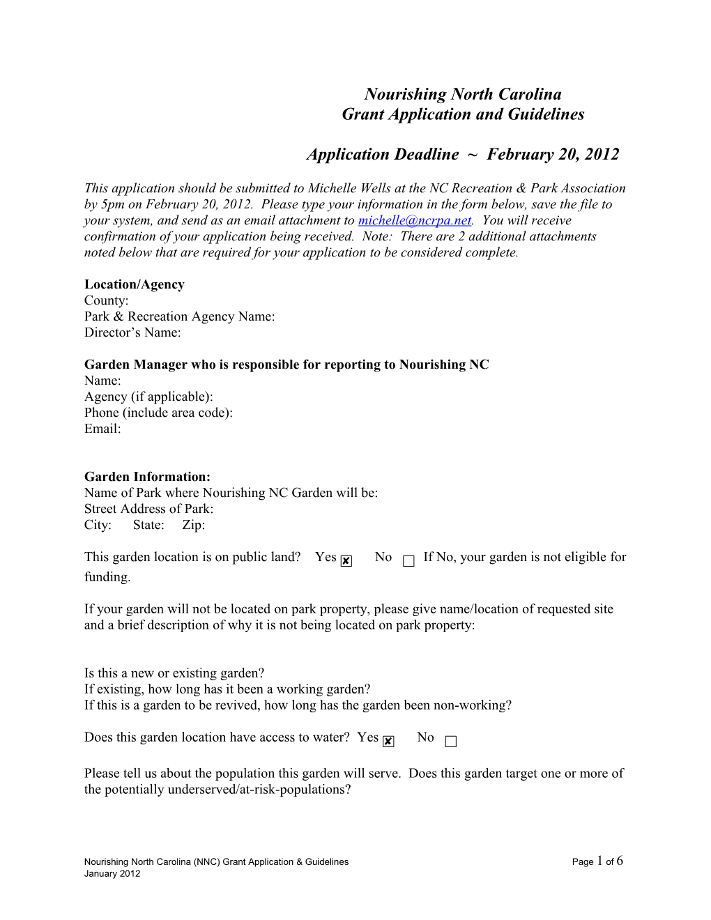 Nourishing NC Grant Application and Guidelines s5