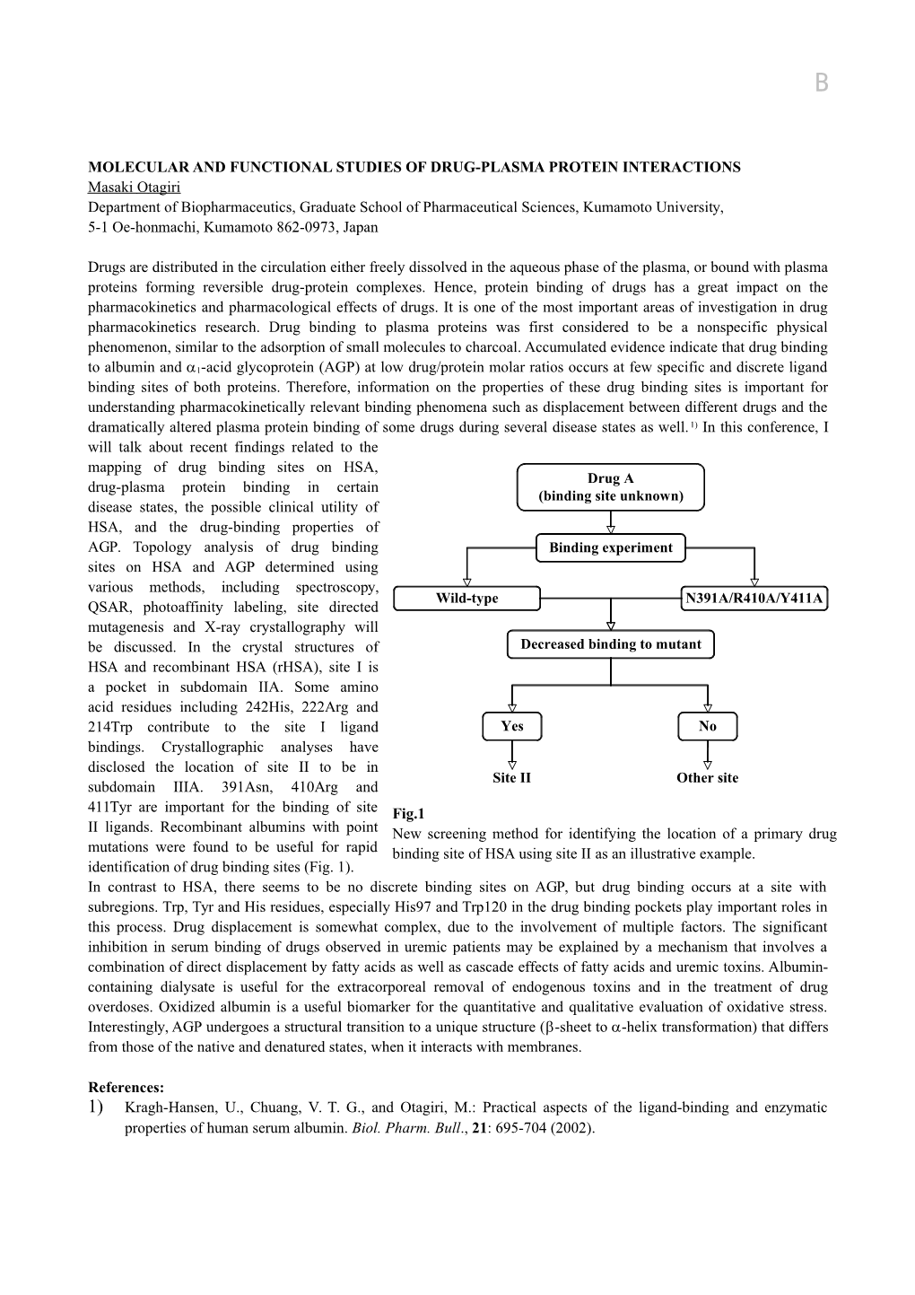 A Molecular Functional Study on the Interactions of Drugs with Plasma Proteins