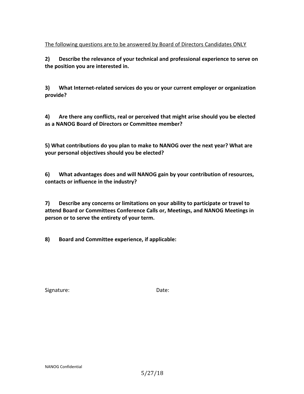 Please Complete the Attached Form and Forward by E-Mail To
