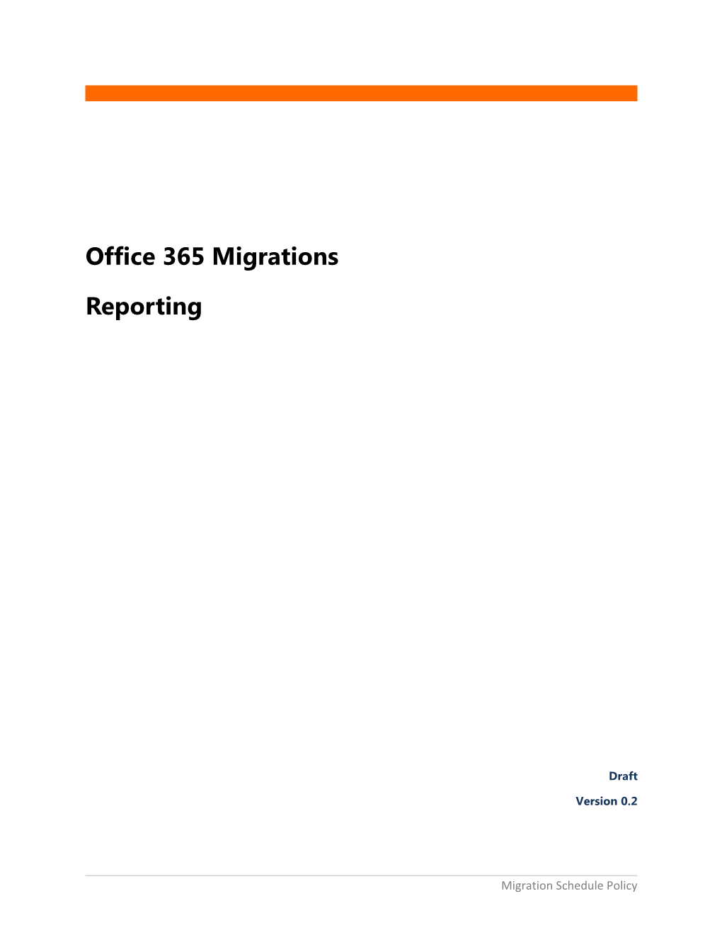 1. Migration Reporting Pre & Post Migration 2