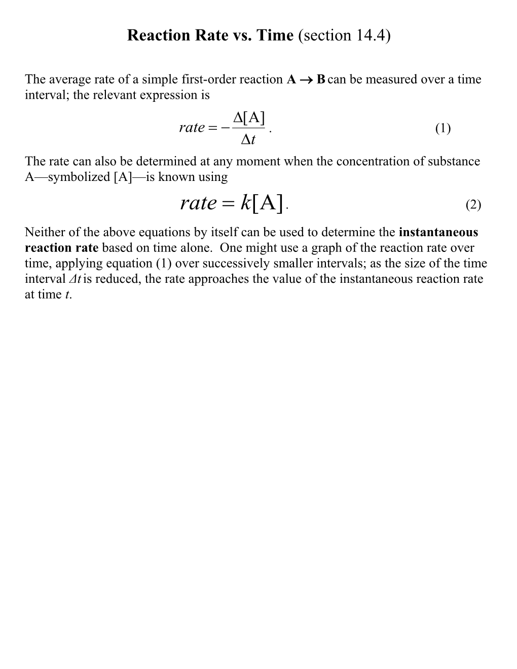 Limiting Reactants and Percent Yield Ours Is Not a Perfect World