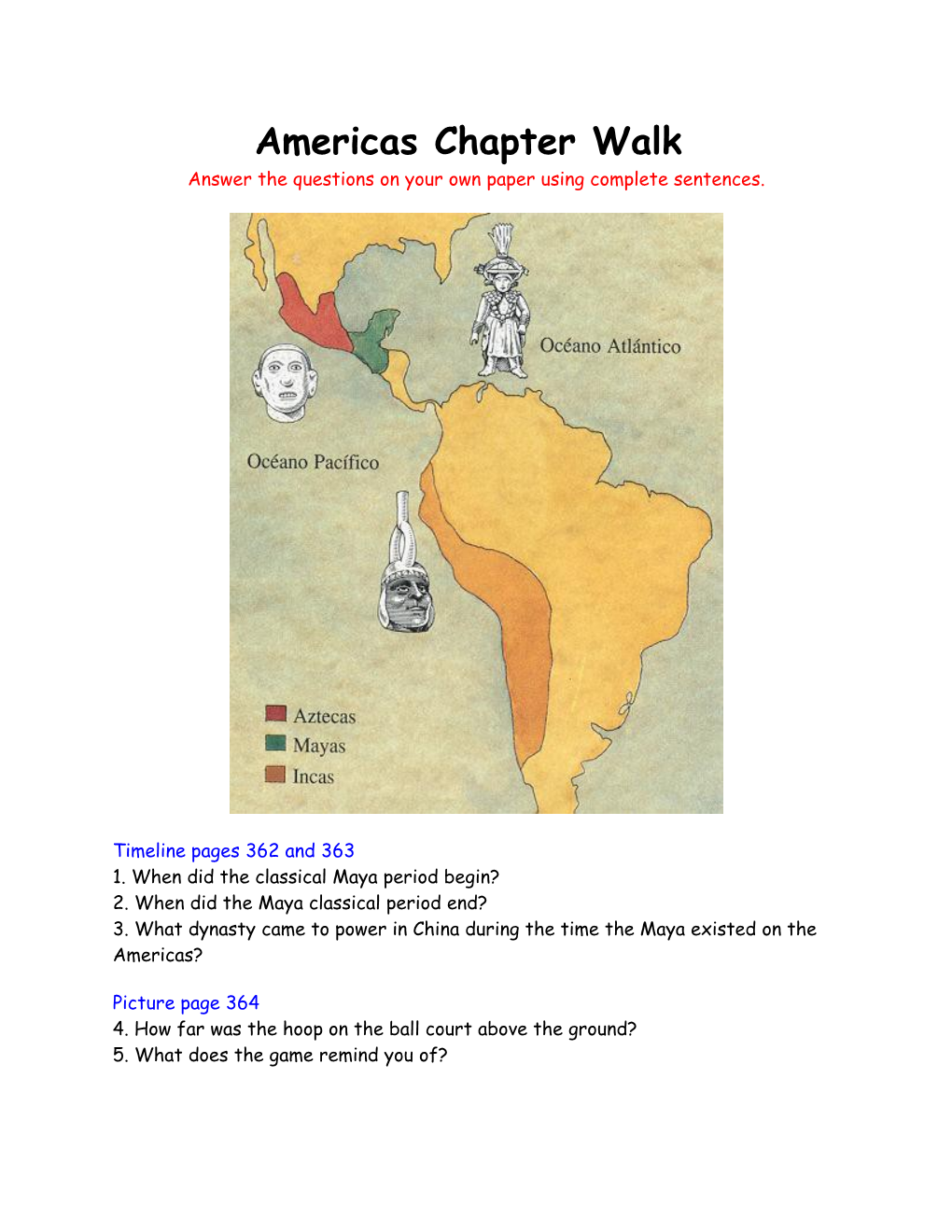 Americas Chapter Walk