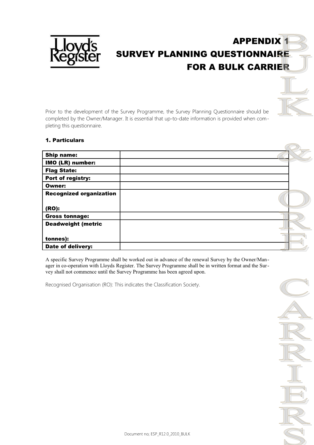 Bulk Carrier Esp Booklet