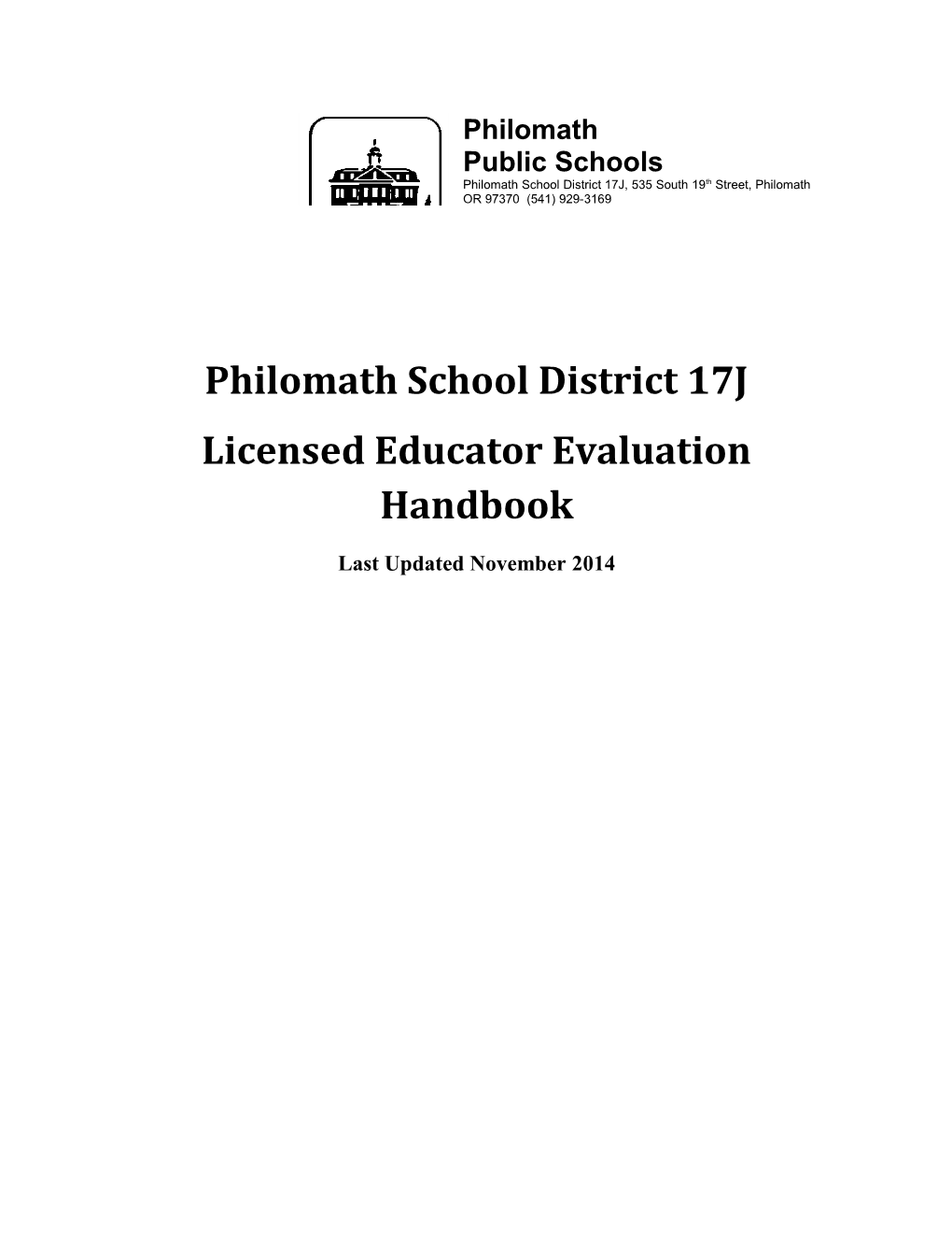 Philomath School District 17J, 535 South 19Th Street, Philomath OR 97370 (541) 929-3169