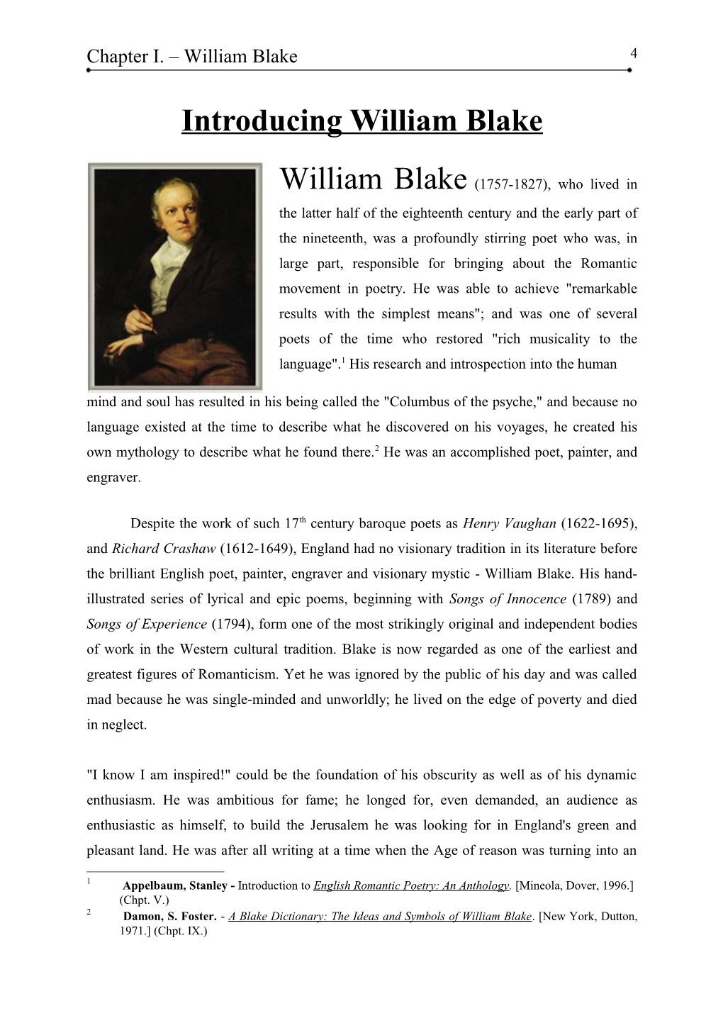Introducing William Blake