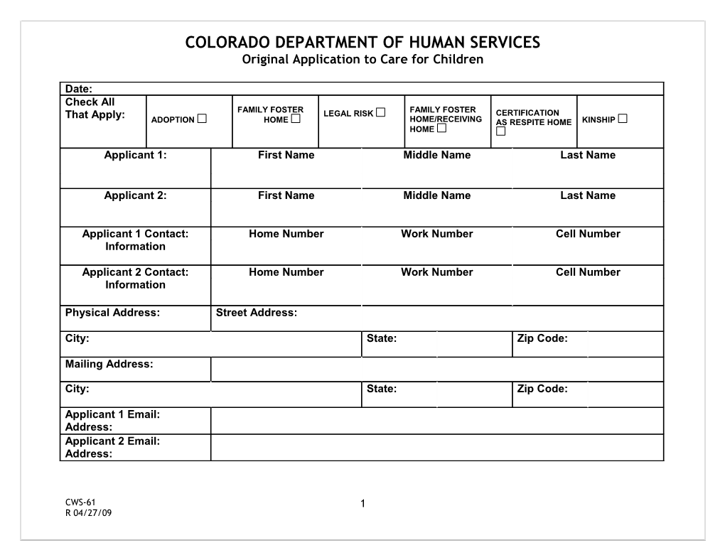 Colorado Department of Human Services s1