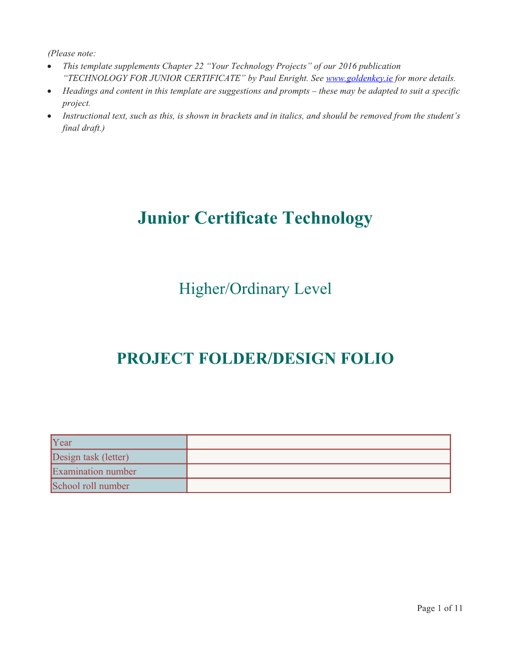 JC Technology Project Folder