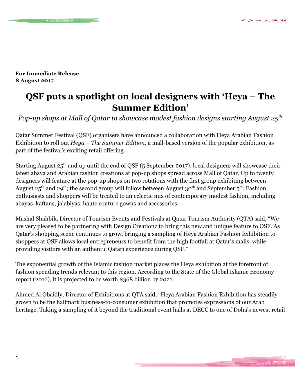 QSF Puts a Spotlight on Local Designers with Heya the Summer Edition