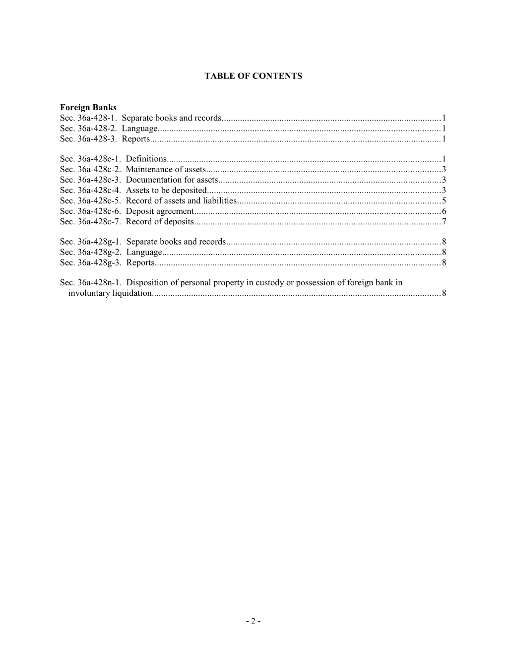 Regulations of Connecticut State Agencies s1