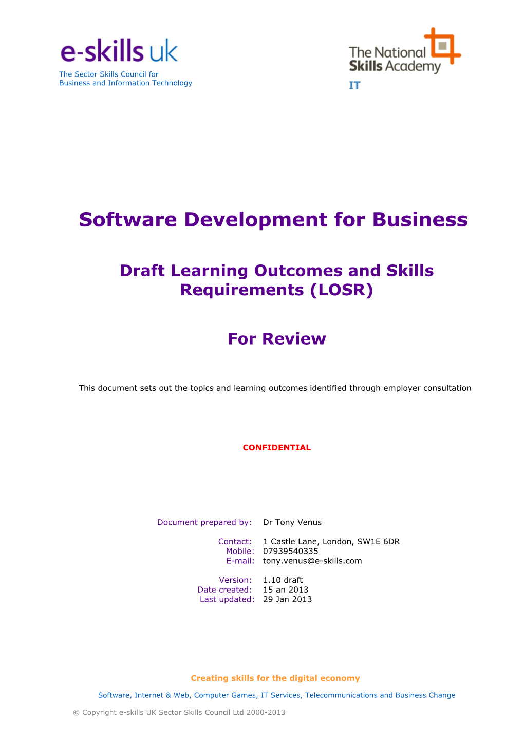 E-Skills UK Document
