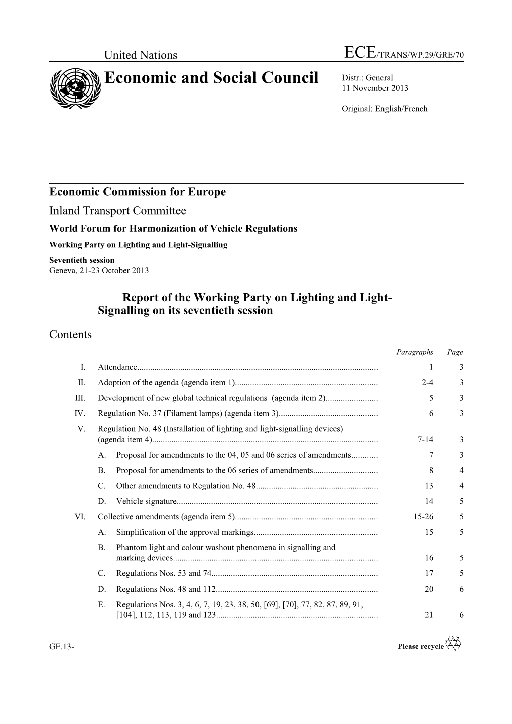 Economic Commission for Europe s39