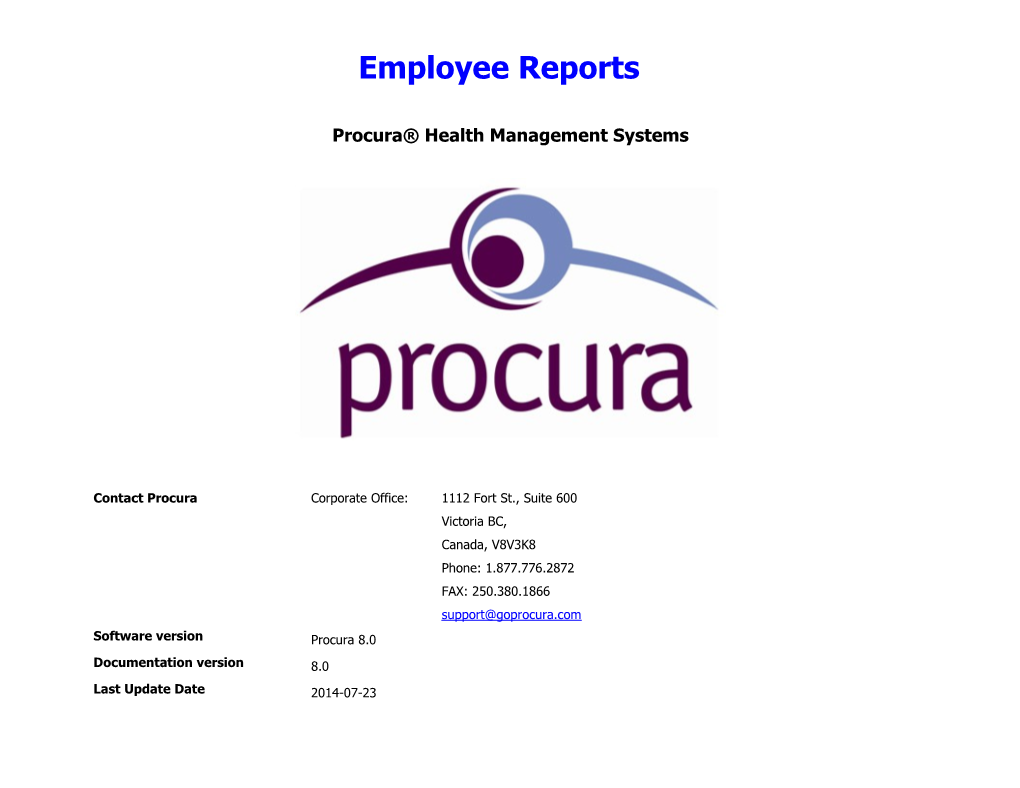 Procura Health Management Systems s4