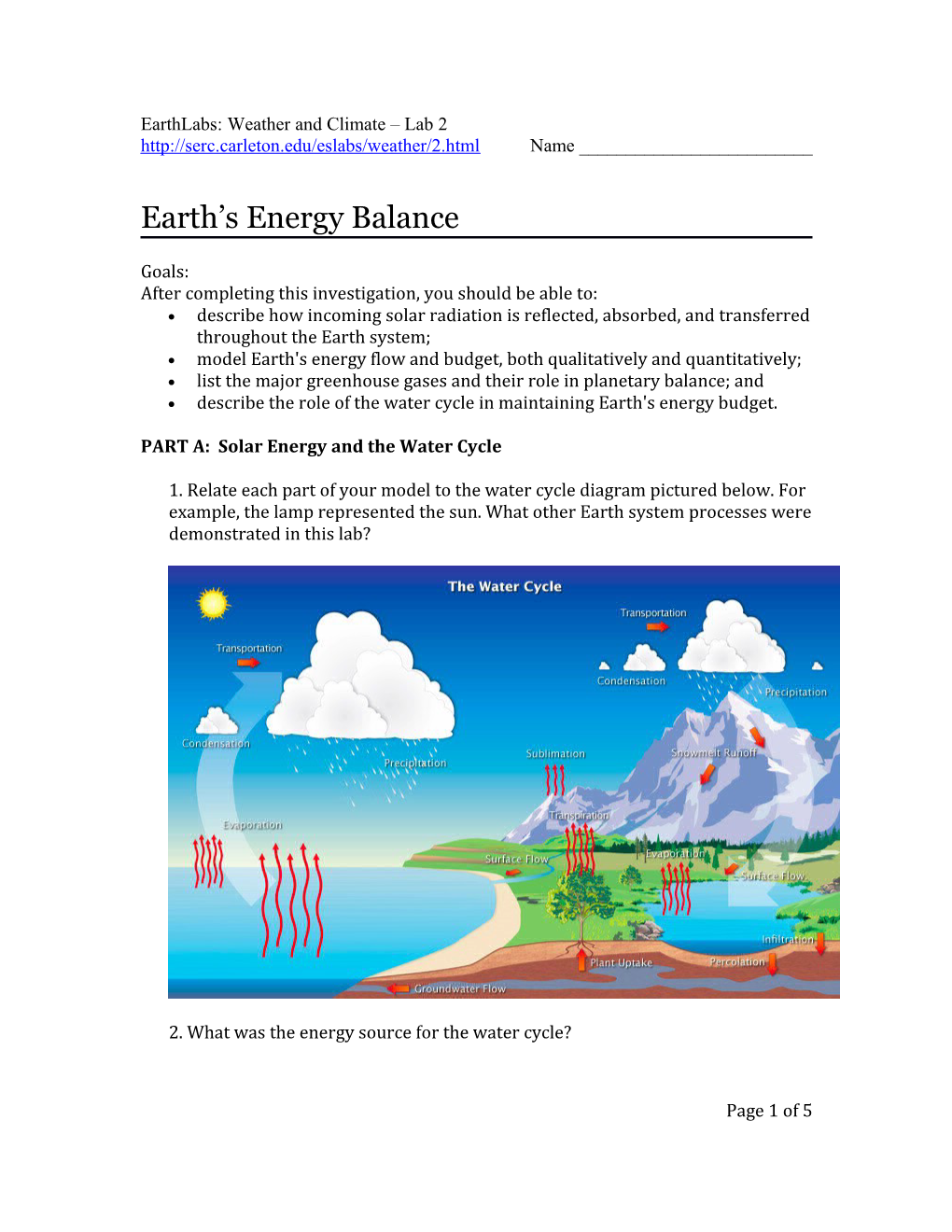 Earthlabs: Weather and Climate Lab 2