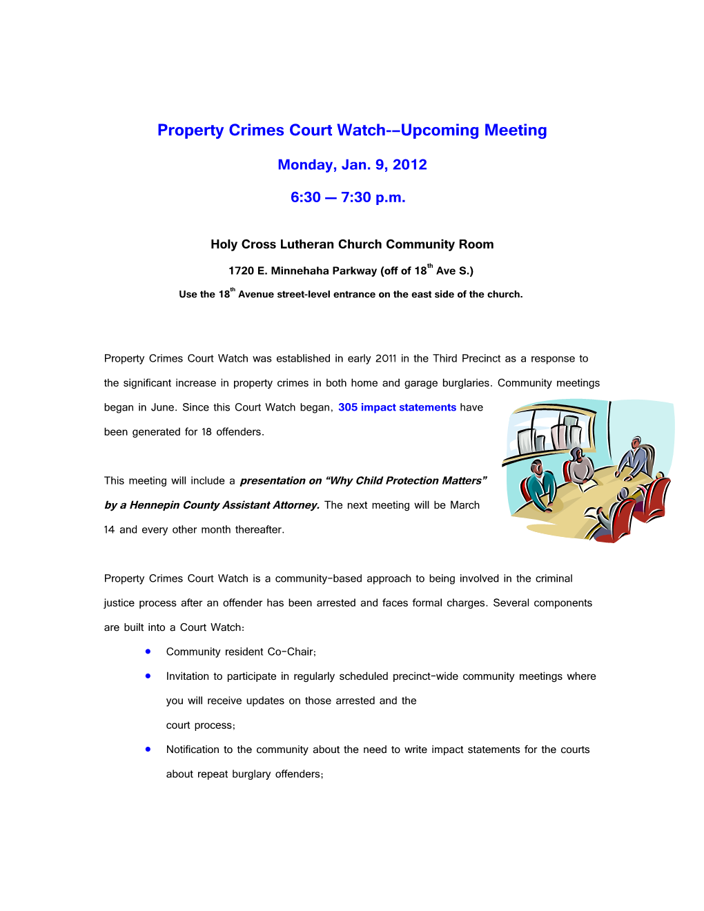Property Crimes Court Watch s1