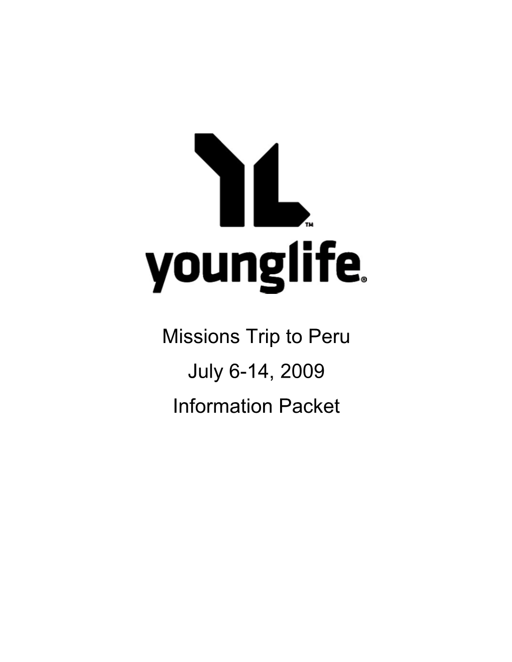 Missions Trip to Peru